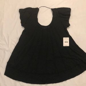Free people size extra small color washed black